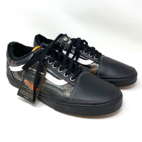 💖MEGA SALE💖VANS MTE Old Skool Women's Black Camo Khaki Sneakers VN0A348F2TI - Picture 10 of 10